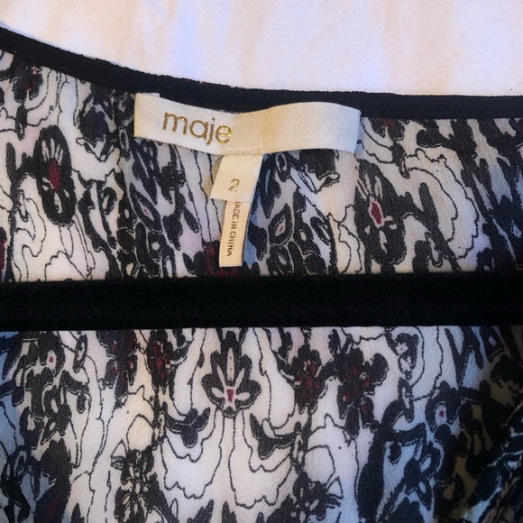 Maje Mini Dress Sz EU 2/ US Medium - Picture 8 of 10